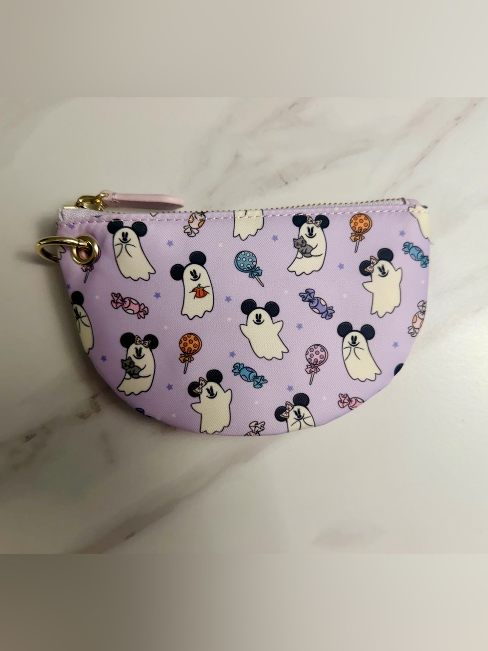 Stoney Clover Lane Mickey & Friends Ghost Halloween Pouch Key Chain Charm